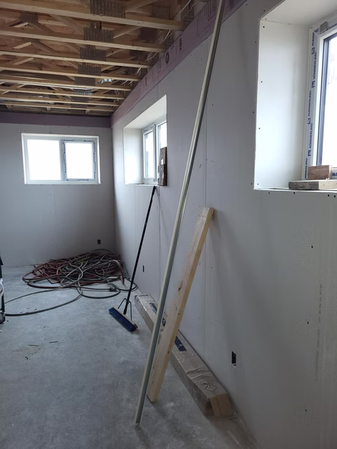 MG Drywall & Taping work sample