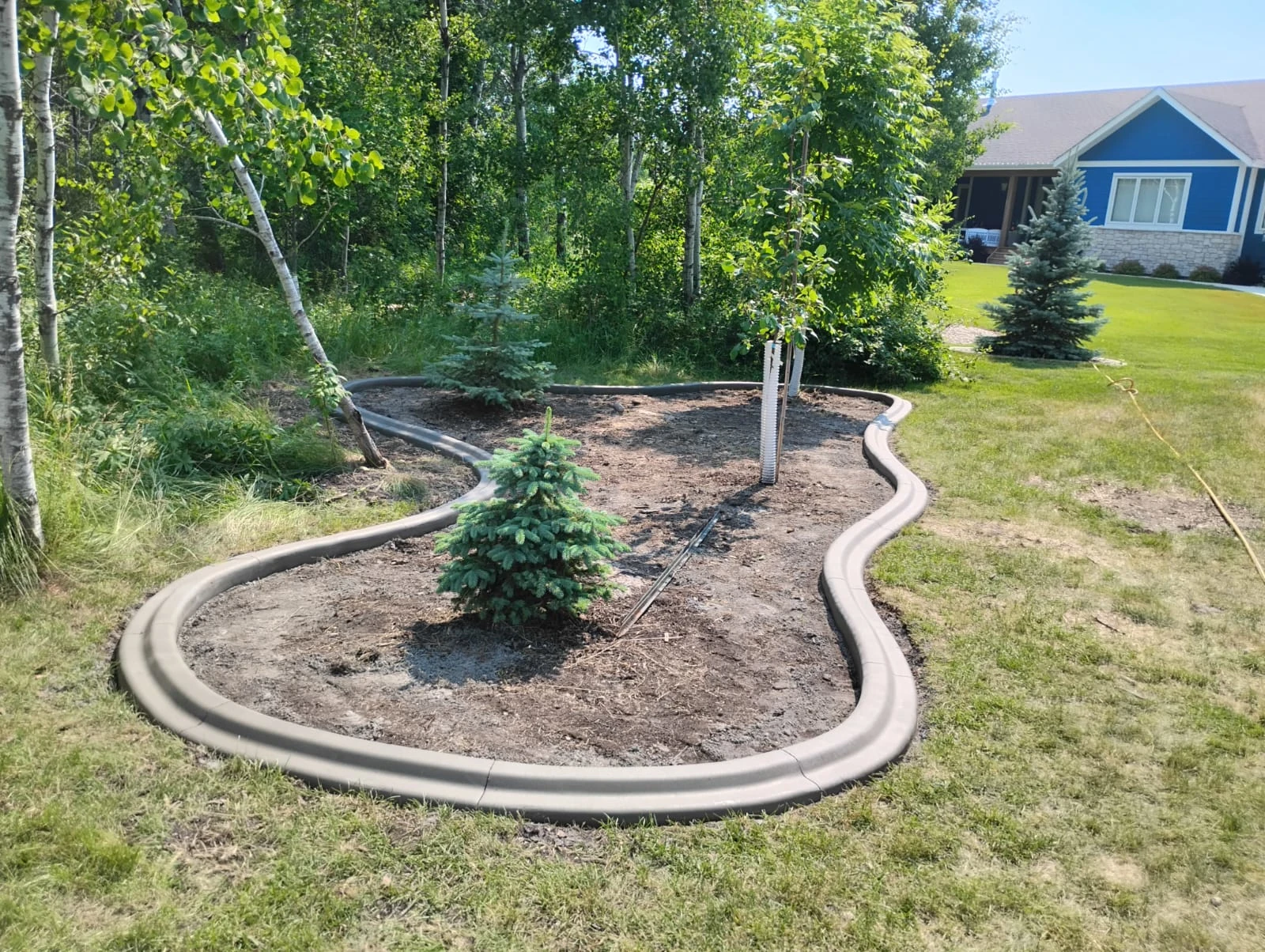 Maple Curbing work sample