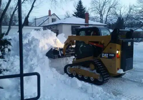Terrace Snow Removal work sample