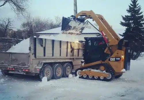 Terrace Snow Removal work sample
