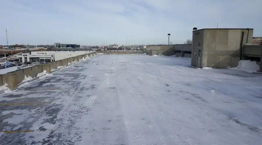 Terrace Snow Removal work sample