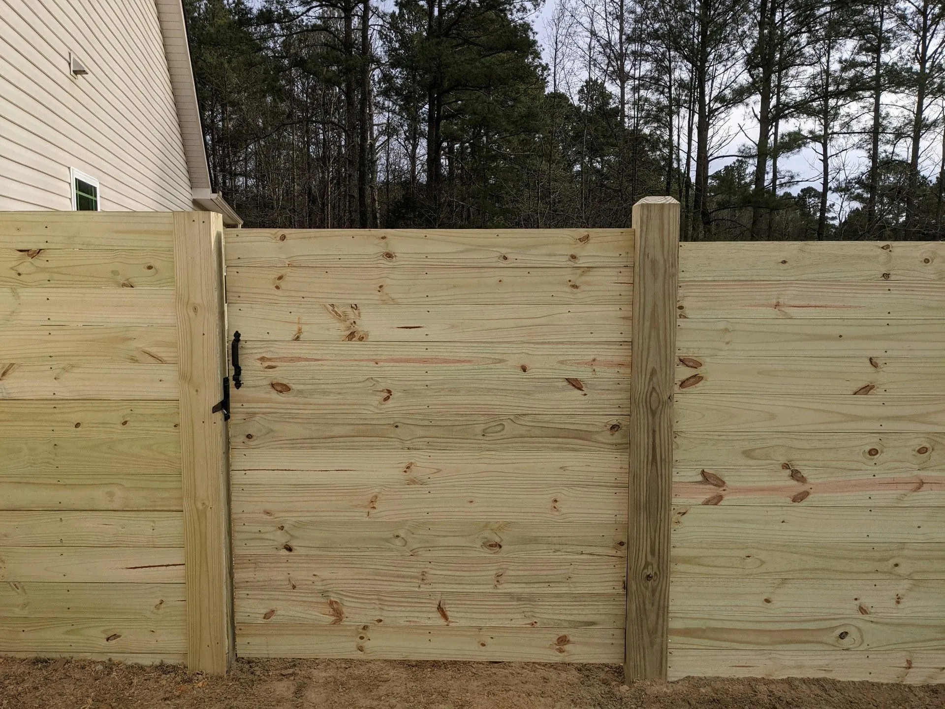 Raleigh Fence Builders work sample