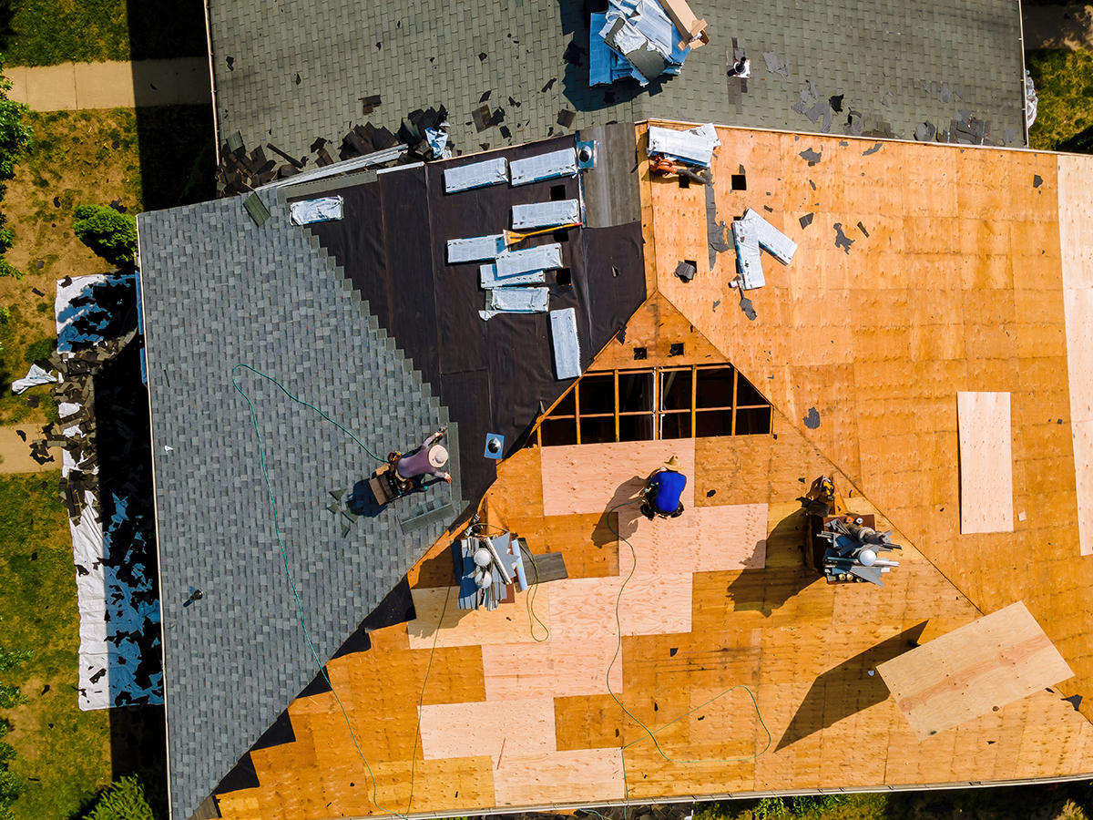 Capela's Roofing work sample