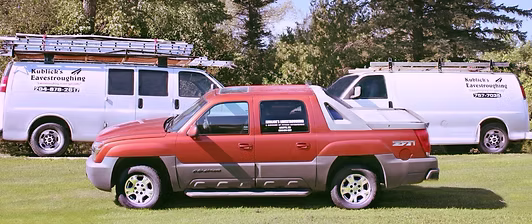 Kublick's Eavestroughing work sample