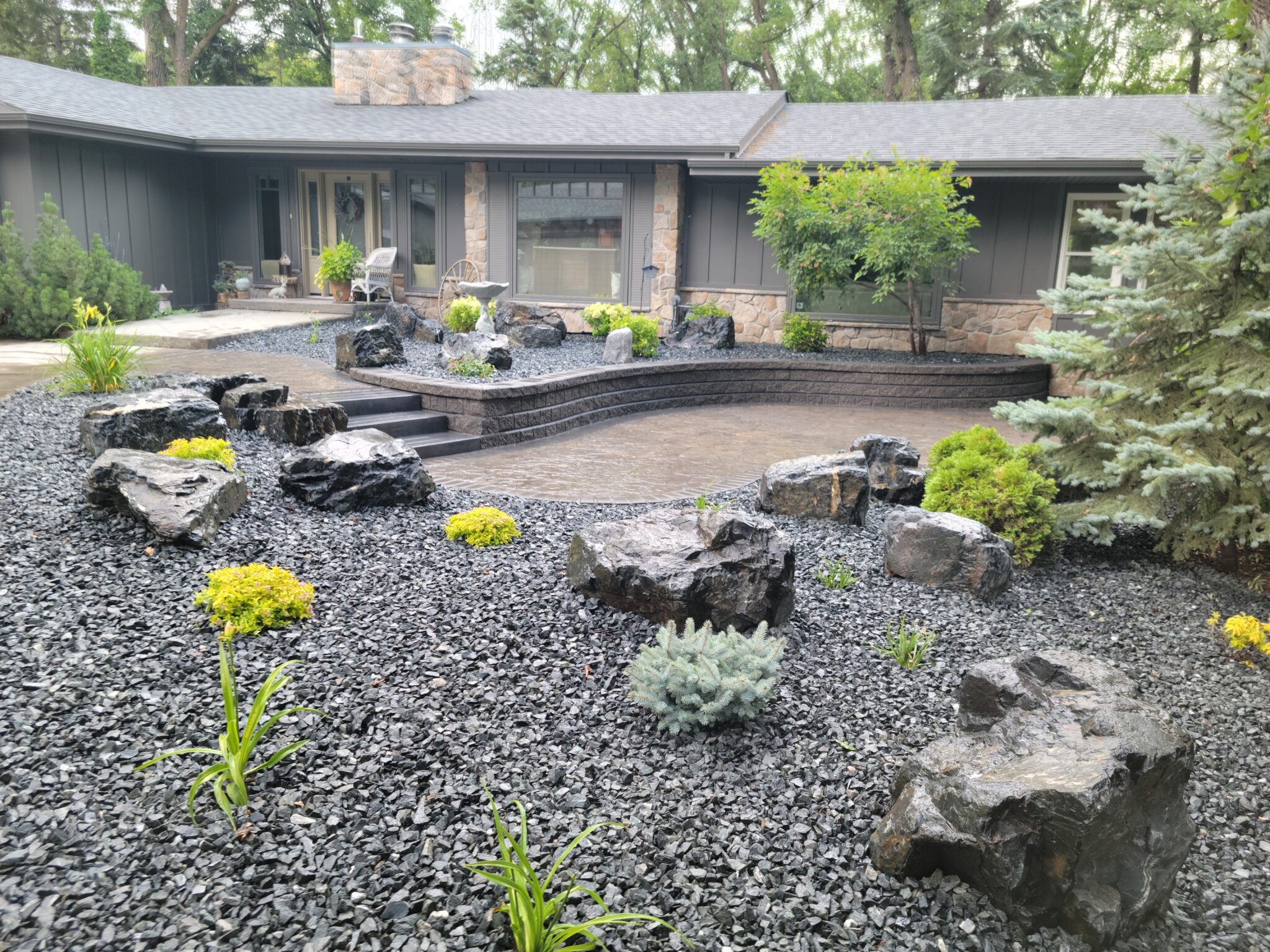 Evergreen Custom Landscaping work sample