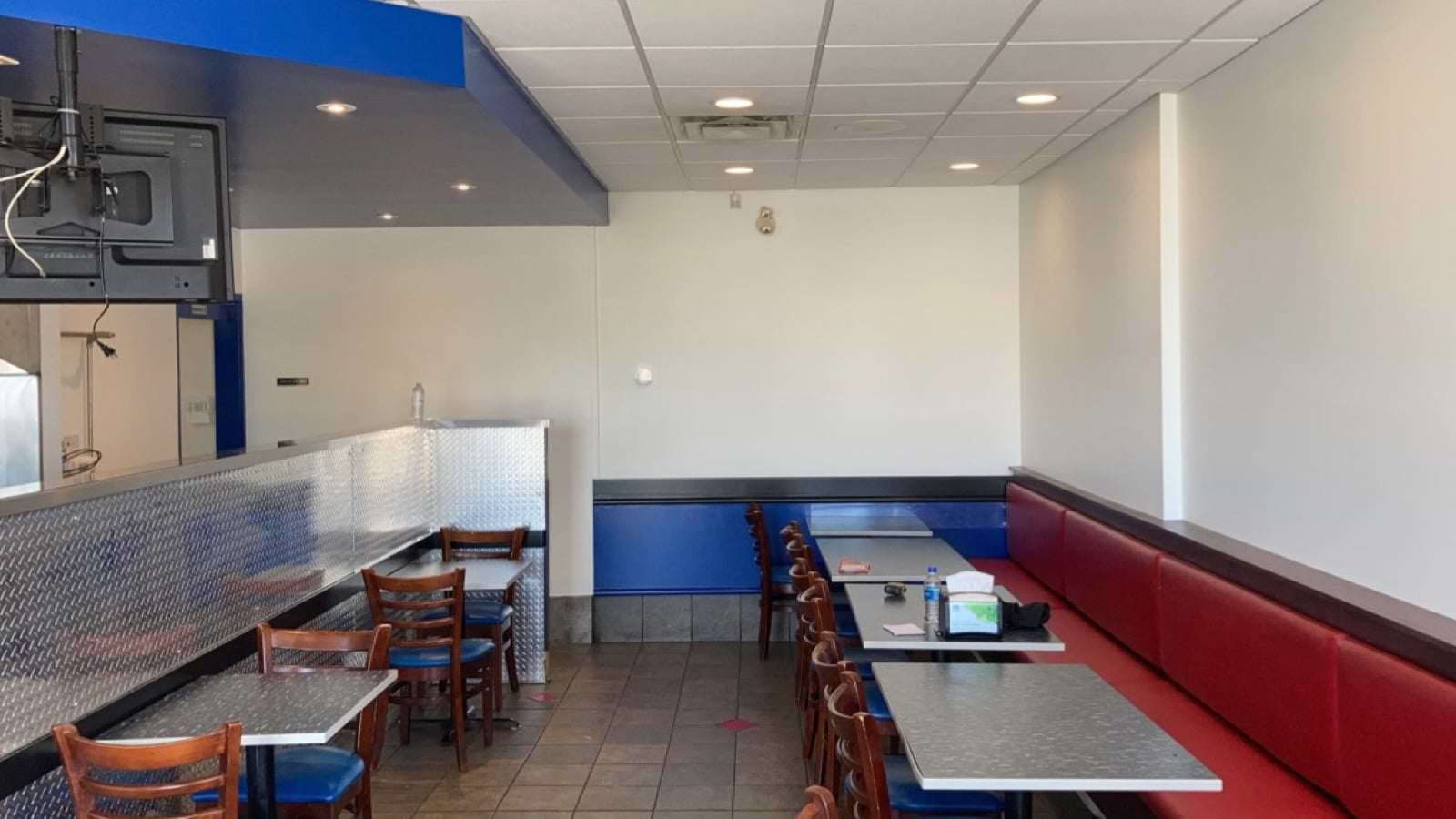 interior painting restaurant after