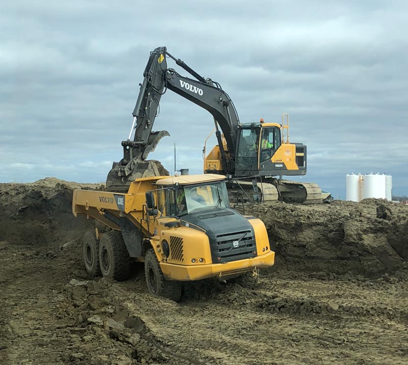 D & D Excavating & Hauling Ltd work sample