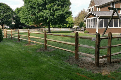K and M Fence work sample