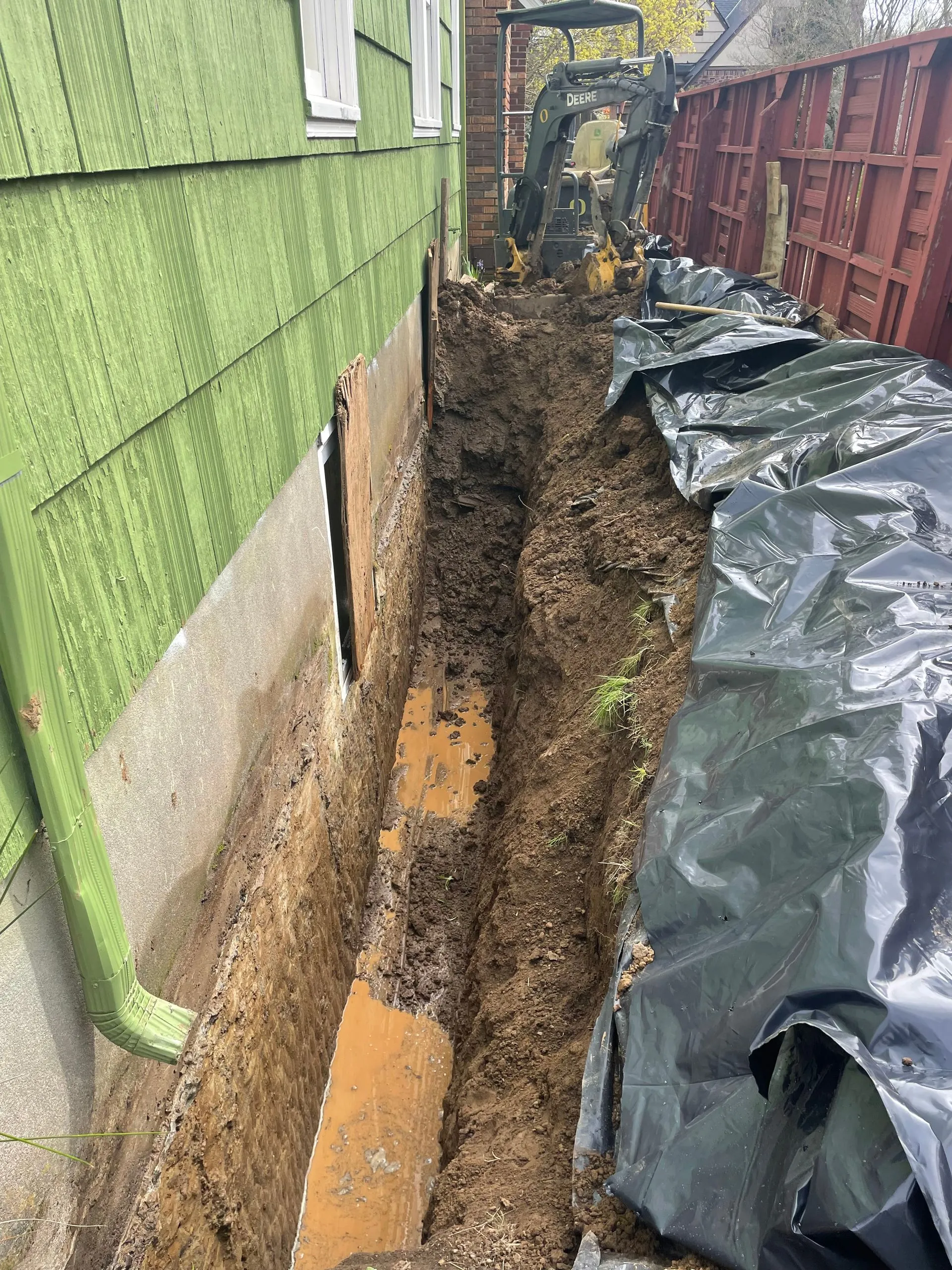 "A" Waterproofing & Drainage work sample