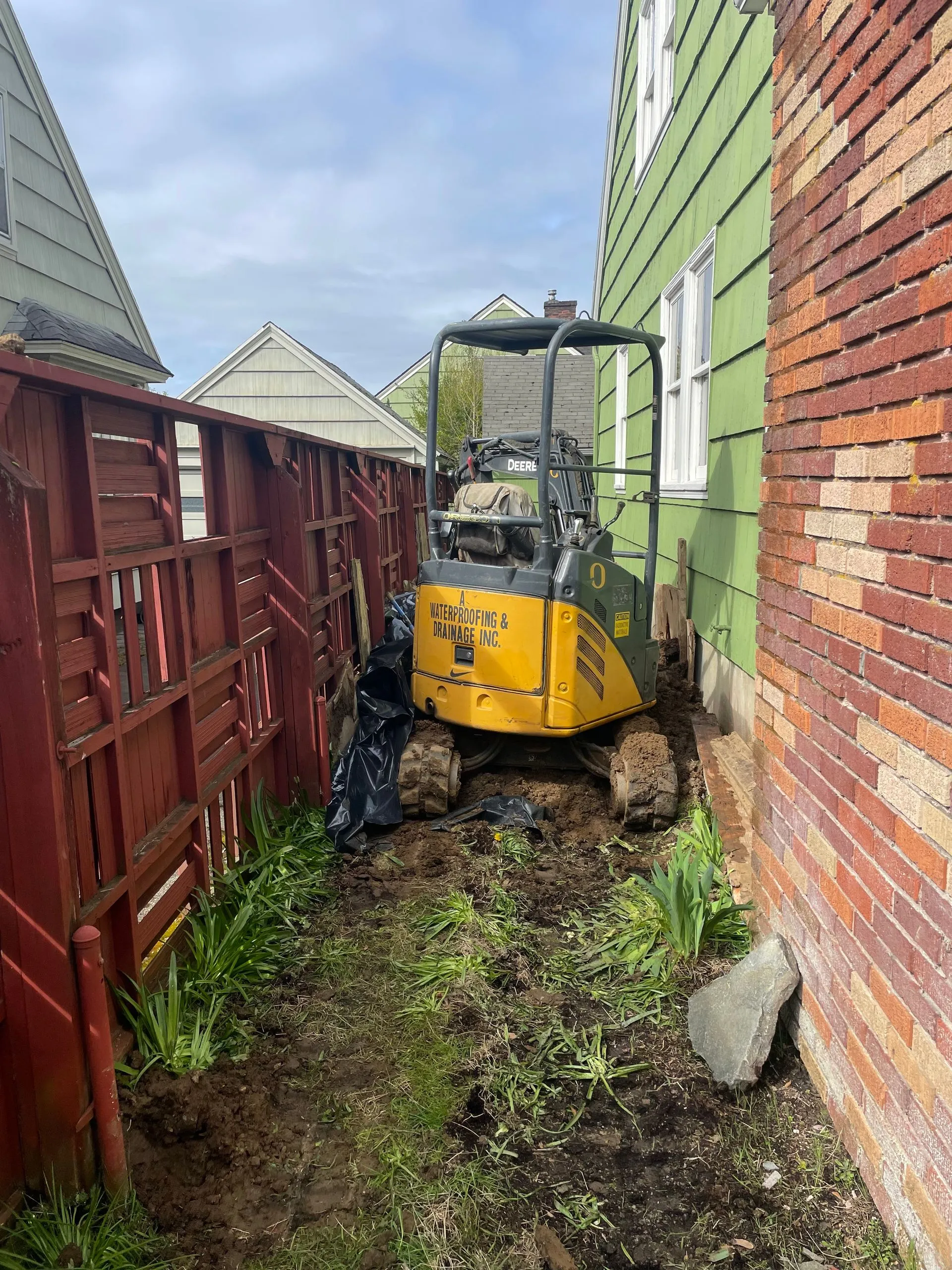 "A" Waterproofing & Drainage work sample