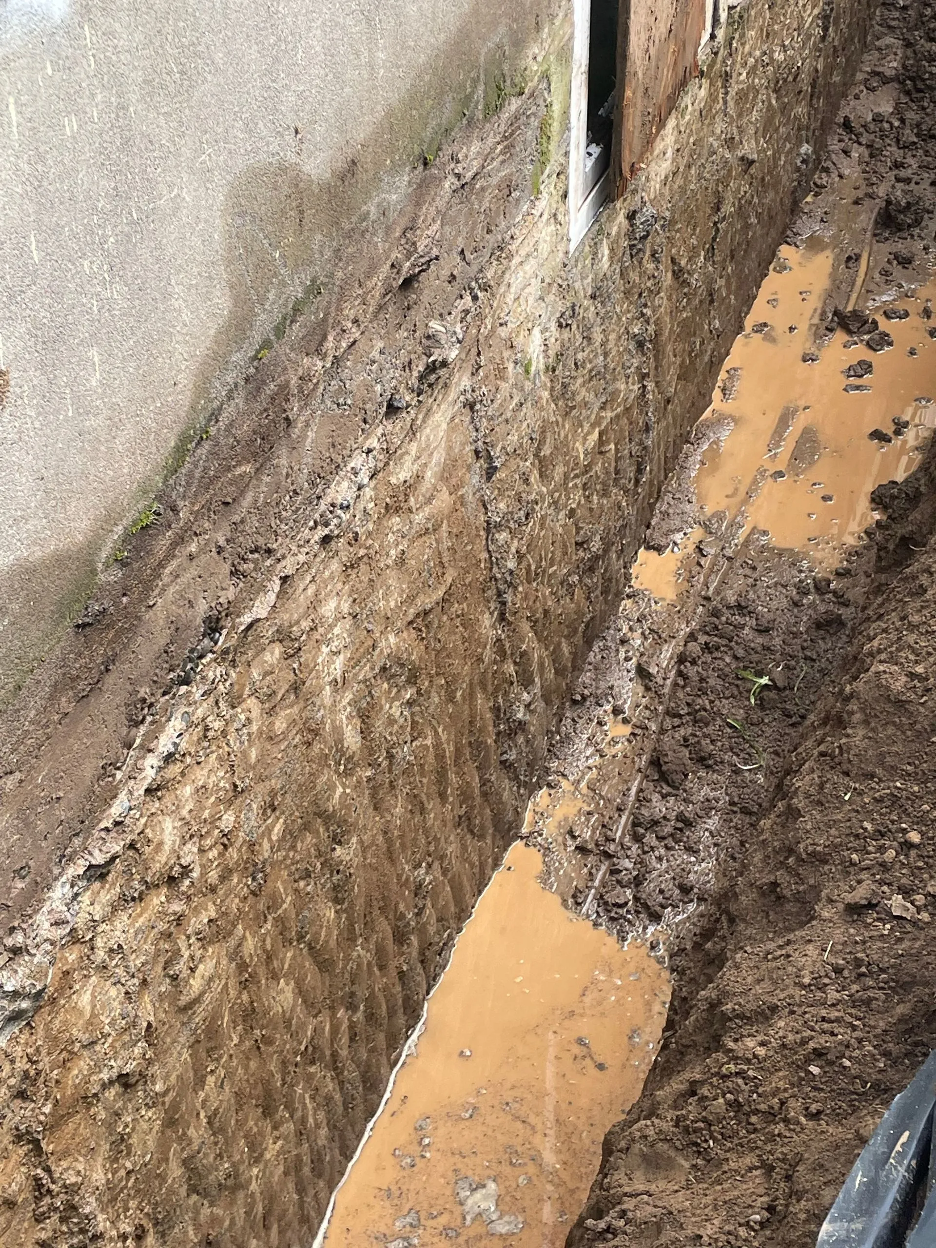 "A" Waterproofing & Drainage work sample