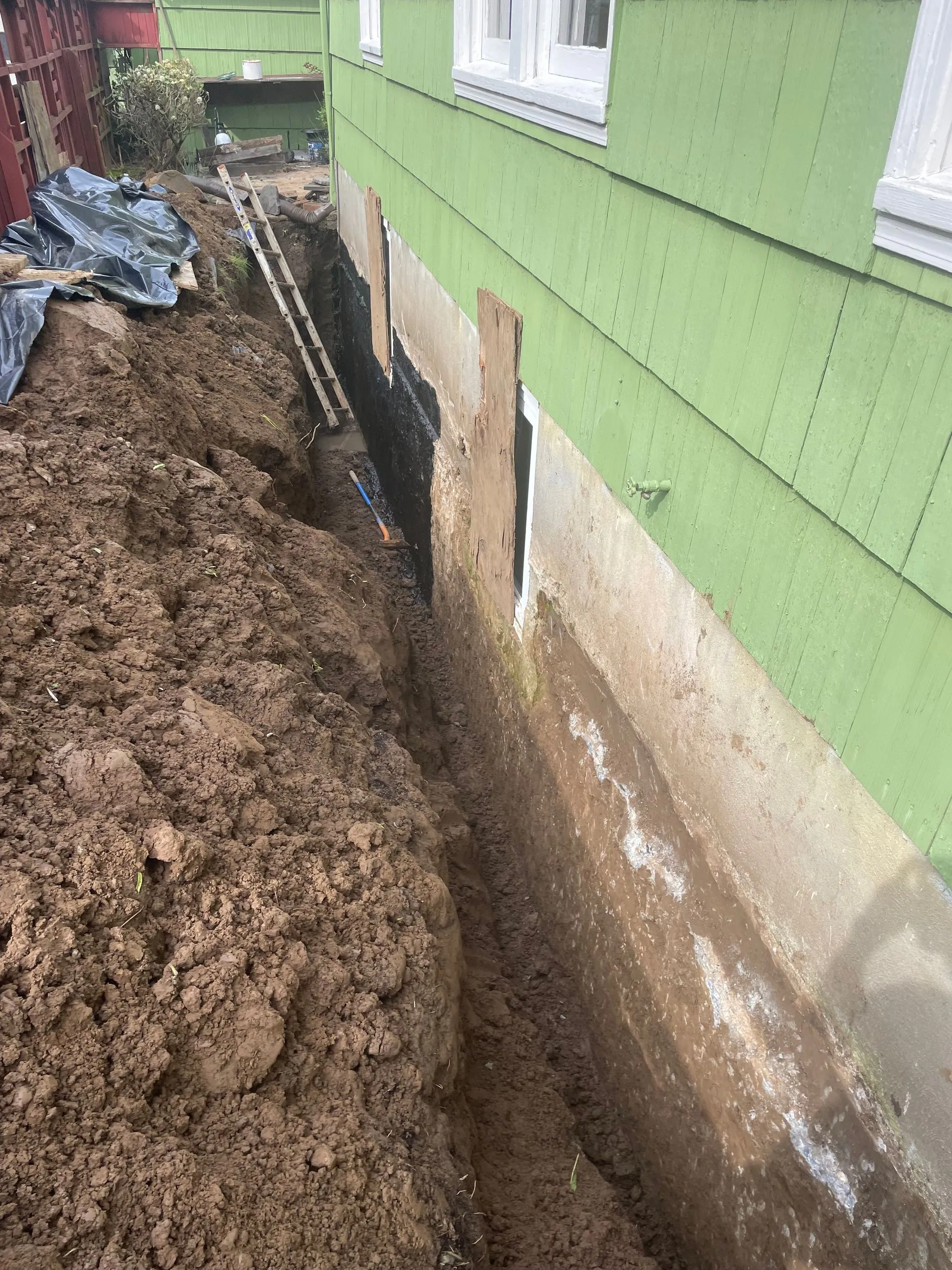 "A" Waterproofing & Drainage work sample